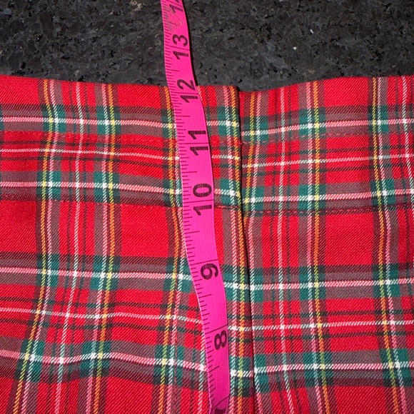 NEW TALBOTS TAPERED ANKLE WOOL BLEND PANTS APPLE CIDER PLAID TARTAN PLAID SZ 6 - Picture 11 of 13